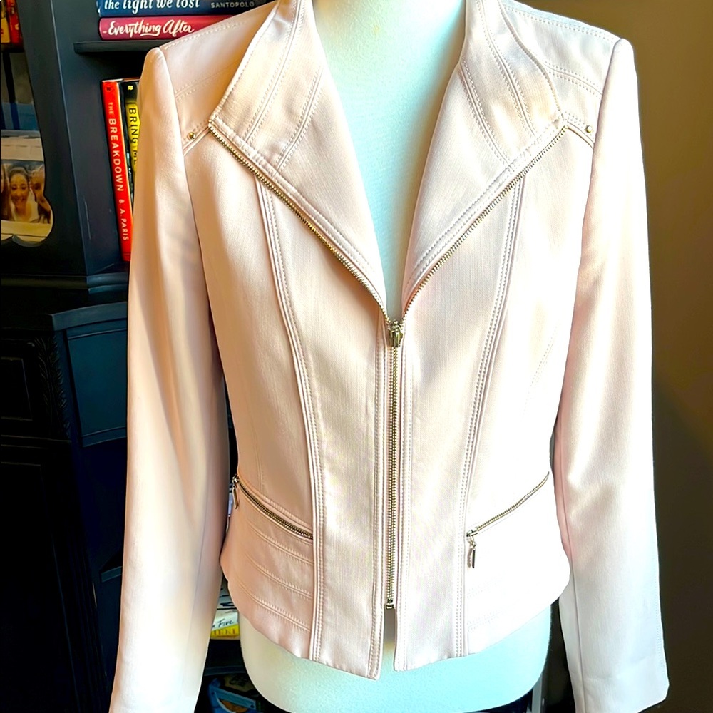 Women's Pink Moto Jacket